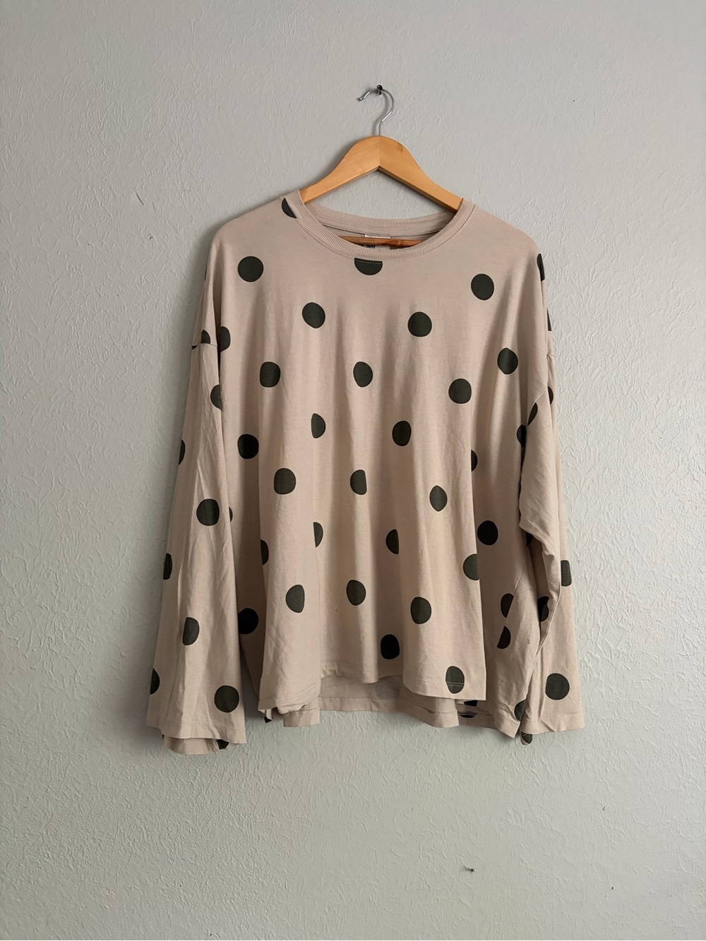 Polka Dot Long Sleeve Top